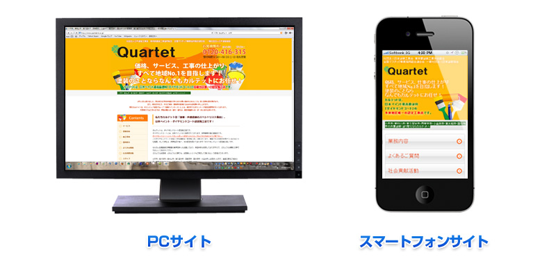 制作サイト（PC・スマートフォン）