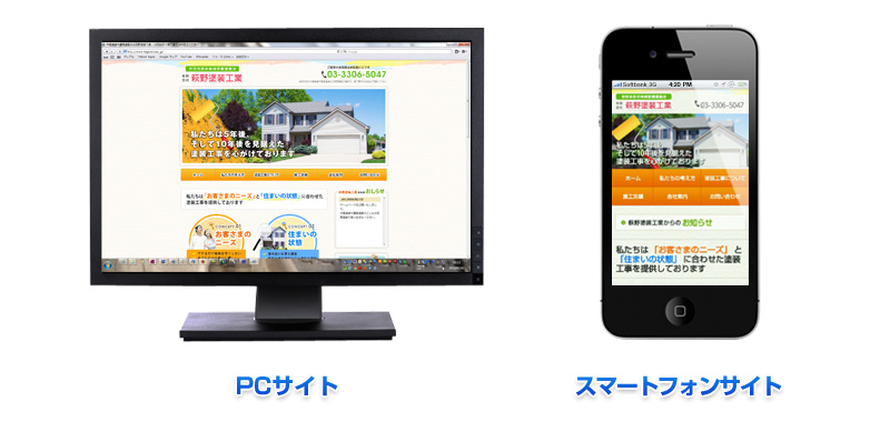 制作サイト（PC・スマートフォン）